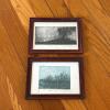 5" x 7" Pair of Signed Etching Prints by Robert Aiello - &ldquo;Lonely Tree&rdquo; and &ldquo;Water Weeds&rdquo;