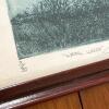 5" x 7" Pair of Signed Etching Prints by Robert Aiello - &ldquo;Lonely Tree&rdquo; and &ldquo;Water Weeds&rdquo; - 3