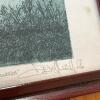 5" x 7" Pair of Signed Etching Prints by Robert Aiello - &ldquo;Lonely Tree&rdquo; and &ldquo;Water Weeds&rdquo; - 4