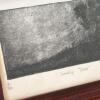 5" x 7" Pair of Signed Etching Prints by Robert Aiello - &ldquo;Lonely Tree&rdquo; and &ldquo;Water Weeds&rdquo; - 7