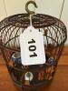 Chinese Bamboo Bird Cage - 5