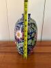 Painted "Cretone" Floral Ceramic Vase - 2