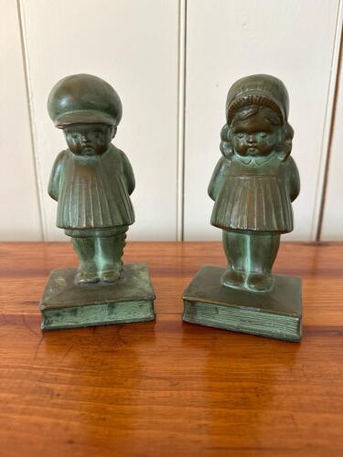 Vintage Patina Bookends
