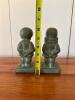 Vintage Patina Bookends - 2
