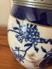 Adams of Tunstall Cobalt Blue Biscuit Barrel with Metal Lid - 2