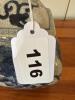 Blue & White Ceramic Ginger Jar - 4