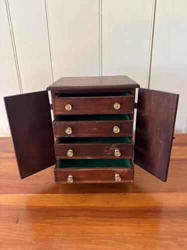 Vintage Wooden Jewelry Box