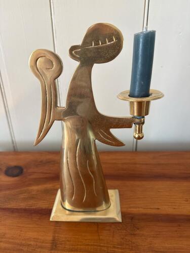 Brass Angel Candle Holder