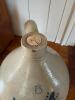 Vintage Stoneware Jug with Blue Floral Decoration - 3