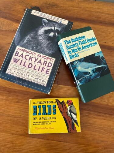 Set of Three North American Wildlife and Bird Field Guides