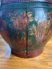 Hand-Painted Wooden Jar with Lid - 4