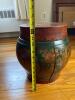 Hand-Painted Wooden Jar with Lid - 5