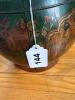 Hand-Painted Wooden Jar with Lid - 6