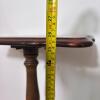 Vintage Tilt-Top Pedestal Side Table - 11