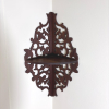 Victorian Fretwork Wooden Corner Wall Shelf