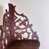 Victorian Fretwork Wooden Corner Wall Shelf - 5