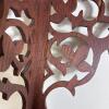 Victorian Fretwork Wooden Corner Wall Shelf - 7
