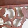 Victorian Fretwork Wooden Corner Wall Shelf - 8