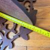 Victorian Fretwork Wooden Corner Wall Shelf - 11