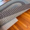 Braided Oval Area Rug, 6'x4' - 5