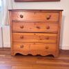Vintage Wooden Dresser with Pin and Cove Joinery