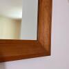 Rectangular Wall Mirror with Solid Wood Frame - 4