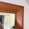 Rectangular Wall Mirror with Solid Wood Frame - 5