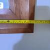 Rectangular Wall Mirror with Solid Wood Frame - 7