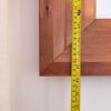 Rectangular Wall Mirror with Solid Wood Frame - 8