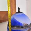 Hand-Painted Mt. Fuji Art Nouveau Table Lamp - 9