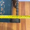 Vintage Wooden Footstool with Floral Needlepoint Upholstery - 11