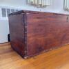 Vintage Solid Wood Blanket Chest with Dovetail Joints - 2