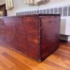 Vintage Solid Wood Blanket Chest with Dovetail Joints - 6