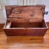 Vintage Solid Wood Blanket Chest with Dovetail Joints - 9