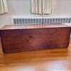 Vintage Solid Wood Blanket Chest with Dovetail Joints - 11