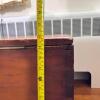 Vintage Solid Wood Blanket Chest with Dovetail Joints - 13