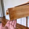 Vintage Wooden Writing Desk - 5