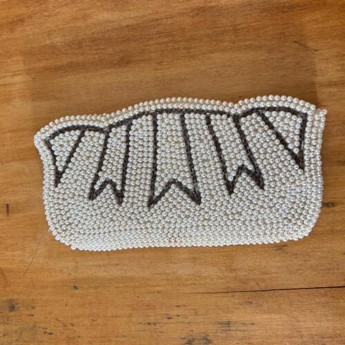 Vintage Art Deco Japanese Beaded Clutch Purse