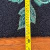 Hand-Hooked Wool Rug with Red Roses, 2' x 3' - 8