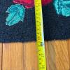 Hand-Hooked Wool Rug with Red Roses, 2' x 3' - 9