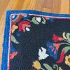 Hand-Hooked Wool Floral Accent Rug, 2' x 3'5" - 4