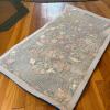 Hand-Hooked Wool Floral Accent Rug, 2' x 3'5" - 9