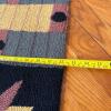 Hand-Hooked Wool Rug with Geometric Floral Design, 2'8" x 2'8" - 10