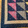 Handmade Triangle Patchwork Quilt, 41" x 73" - 3