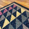 Handmade Triangle Patchwork Quilt, 41" x 73" - 6