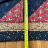 Handmade Triangle Patchwork Quilt, 41" x 73" - 8