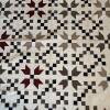 Handmade Patchwork Quilt with Star Pattern, 80" x 64" - 4