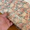 Vintage Handmade Pink & Green Floral Patchwork Quilt, 78" x 79" - 4