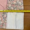 Vintage Handmade Pink & Green Floral Patchwork Quilt, 78" x 79" - 14