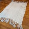 Large Hand-Crocheted Cable Knit Afghan Blanket